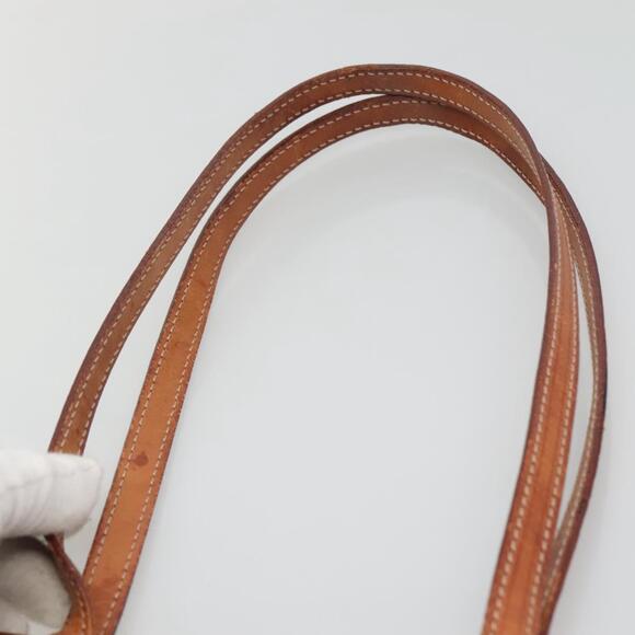 CELINE Macadam Canvas Tote Bag Pvc Brown Gold - Picture 8 of 11